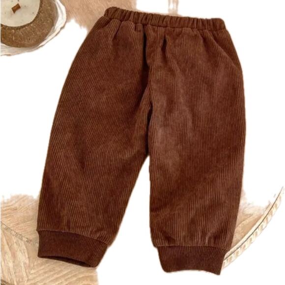 New corduroy pants boy girl baby 3-6 months - Picture 1 of 4